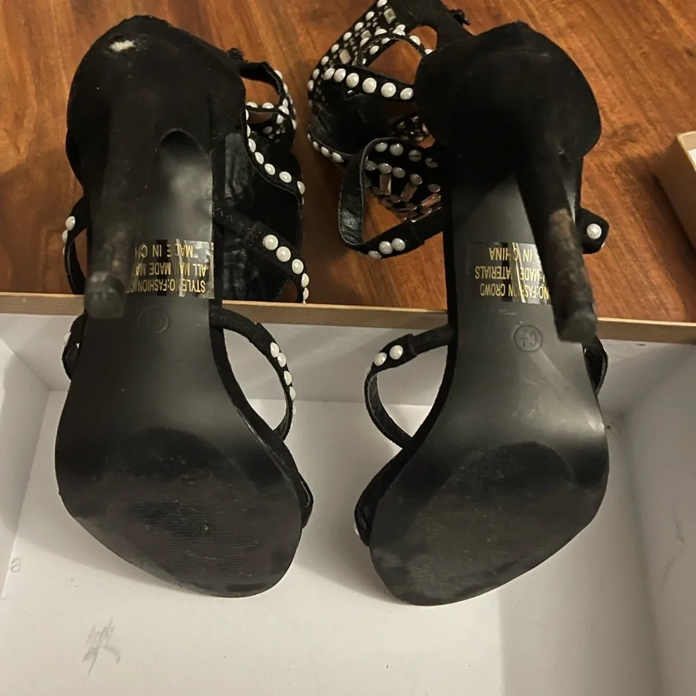 Rhinestone Embellished Heels - Picture 6 of 6